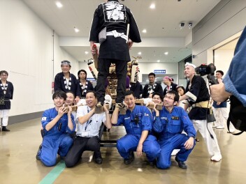 方南西祭でお神輿が来ました！！